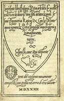 An illustration from Lo presente libro insegna la vera arte delo excelle[n]te scriuere de diuerse varie sorti de litere : lequali se fano p[e]r geometrica ragione & con la presente opera ognuno le potra imparare impochi giorni p[er] lo amaistramento, ragione, & essempli, come qui seguente vederai (1539)