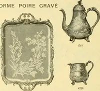 Picture 250 of 324 from L'orfevrerie d'Ercuis ... fonderies, laminoirs et ateliers d'orfevrerie, d'argenture et dorure a Ercuis (Oise). (1911), leaf 187