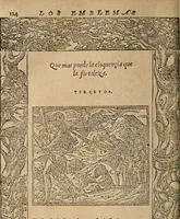 Picture 266 of 545 from Los emblemas de Alciato : traducidos en rhimas españolas ... (1549), leaf 127