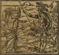 An illustration from Los emblemas de Alciato : traducidos en rhimas españolas ... (1549)