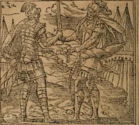 An illustration from Los emblemas de Alciato : traducidos en rhimas españolas ... (1549)
