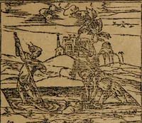 An illustration from Los emblemas de Alciato : traducidos en rhimas españolas ... (1549)