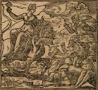 An illustration from Los emblemas de Alciato : traducidos en rhimas españolas ... (1549)