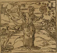 An illustration from Los emblemas de Alciato : traducidos en rhimas españolas ... (1549)