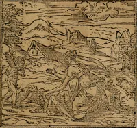 An illustration from Los emblemas de Alciato : traducidos en rhimas españolas ... (1549)