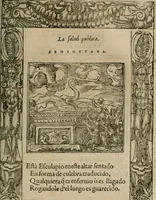 An illustration from Los emblemas de Alciato : traducidos en rhimas españolas ... (1549)