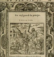 An illustration from Los emblemas de Alciato : traducidos en rhimas españolas ... (1549)
