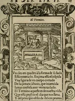 An illustration from Los emblemas de Alciato : traducidos en rhimas españolas ... (1549)