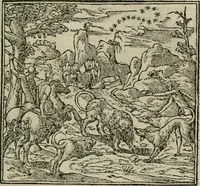 An illustration from Los emblemas de Alciato : traducidos en rhimas españolas ... (1549)