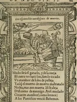 An illustration from Los emblemas de Alciato : traducidos en rhimas españolas ... (1549)