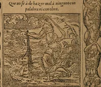 An illustration from Los emblemas de Alciato : traducidos en rhimas españolas ... (1549)