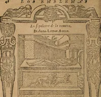 Picture 98 of 545 from Los emblemas de Alciato : traducidos en rhimas españolas ... (1549), leaf 49