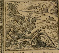 An illustration from Los emblemas de Alciato : traducidos en rhimas españolas ... (1549)