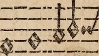 An illustration from Los psalmes de David metuts en rima / bernesa. (1583)