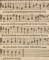 An illustration from Los psalmes de David metuts en rima / bernesa. (1583)