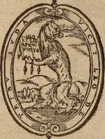 An illustration from Los psalmes de David metuts en rima / bernesa. (1583)