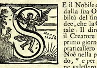 An illustration from Lo squadro di Antonio Camillo Leoni, sacerdote piacentino : trattato breve, mà d'utile, e necessario à professori di geometría, e d'architettura d'acque, per havere distanze de' siti, dare il suo à pretendenti legitimi nelle alluvioni de' fiumi, repararsi dalle corrosioni fluviali, e misurare un'acqua corente : dedicato all' illustrissimo, e reverendissimo monsignore Giorgio Barni, dall' illustrissimo signor conte Gio. Battista Landi (1699)