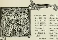 An illustration from Los religiosos en Cataluña durante la primera mitad del siglo 19 (1915)