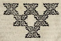 An illustration from Los reyes de Aragon en anales historicos : distribuidos en dos partes: al rey N. senor en su consejo de Aragon (1682)
