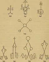 An illustration from The lost language of symbolism : an inquiry into the origin of certain letters, words, names, fairy-tales, folklore, and mythologies (1912)