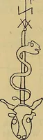 An illustration from The lost language of symbolism : an inquiry into the origin of certain letters, words, names, fairy-tales, folklore, and mythologies (1912)