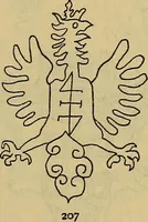 An illustration from The lost language of symbolism : an inquiry into the origin of certain letters, words, names, fairy-tales, folklore, and mythologies (1912)