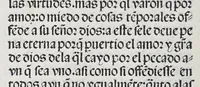 An illustration from Los tratados del doctor Alonso Ortiz : Tratado dela herida del rey. : Tratado consolatorio a la princesa de Portugal. : Item vna oracion alos reyes en latin y en romance : Item dos cartas me[n]ajeras a los reyes. Vna que embio [sic] la cibdad [sic] la otra el cabildo dela yglesia de Toledo : Tratado contra la carta del prothonotario de Lucena