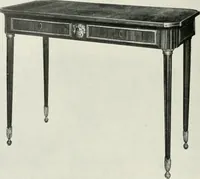An illustration from Louis XVI furniture (1913)