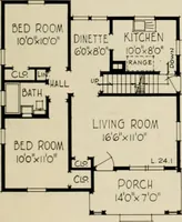 An illustration from Low cost homes. (1900)