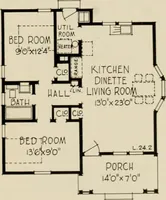 An illustration from Low cost homes. (1900)