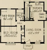 An illustration from Low cost homes. (1900)