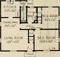 An illustration from Low cost homes. (1900)