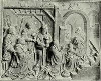 An illustration from Loy Hering : ein Beitrag zur Geschichte der deutschen Plastik des XVI. Jahrhunderts (1905)