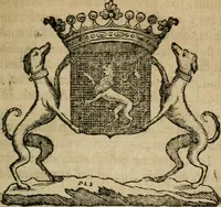 An illustration from L'État de la France, où l'on voit tous les princes, ducs & pairs, marechaux de France & autres officiers de la couronne ... [édité par Nicolas Besongne] (1698)