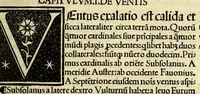 An illustration from Luculentissima quaeda[m] terrae totius descriptio : cu[m] multis vtilissimis cosmographiae iniciis. Nouaq[ue] [et] q[uam] ante fuit verior Europæ nostræ formatio. Præterea, fluuioru[m]: montiu[m]: prouintiaru[m]: vrbiu[m]: [et] gentium q[uam] plurimoru[m] vetustissima nomina recentioribus admixta vocabulis. Multa etia[m] quæ diligens lector noua vsuiq[ue] futura inueniet . . (1515)