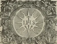 An illustration from Lud. Molinae e Societate Jesu ... De iustitia et jure tratactus : qui est de justitia commutativa circa bona corporis, personarumque nobis coniunctarum (1611)
