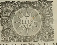 An illustration from Lud. Molinae e Societate Jesu ... De iustitia et jure tratactus : qui est de justitia commutativa circa bona corporis, personarumque nobis coniunctarum (1611)