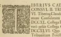 An illustration from Ludovici NonnI Commentarius in Nomismta imp. Iuli., Augusti et TiberI (1664)