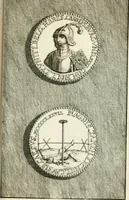 An illustration from Lud. Smids. M.D. Emblemata heroica, of, De medalische sinnebeelden der ses en dertigh graaven van Holland : met konstplaaten vercierd (1712)