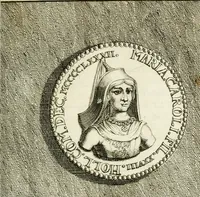 An illustration from Lud. Smids. M.D. Emblemata heroica, of, De medalische sinnebeelden der ses en dertigh graaven van Holland : met konstplaaten vercierd (1712)