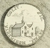 An illustration from Lud. Smids. M.D. Emblemata heroica, of, De medalische sinnebeelden der ses en dertigh graaven van Holland : met konstplaaten vercierd (1712)