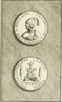 An illustration from Lud. Smids. M.D. Emblemata heroica, of, De medalische sinnebeelden der ses en dertigh graaven van Holland : met konstplaaten vercierd (1712)