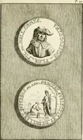 An illustration from Lud. Smids. M.D. Emblemata heroica, of, De medalische sinnebeelden der ses en dertigh graaven van Holland : met konstplaaten vercierd (1712)