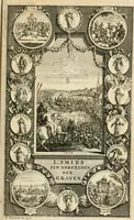 An illustration from Lud. Smids. M.D. Emblemata heroica, of, De medalische sinnebeelden der ses en dertigh graaven van Holland : met konstplaaten vercierd (1712)
