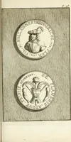 An illustration from Lud. Smids. M.D. Emblemata heroica, of, De medalische sinnebeelden der ses en dertigh graaven van Holland : met konstplaaten vercierd (1712)