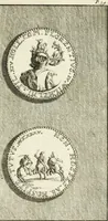 An illustration from Lud. Smids. M.D. Emblemata heroica, of, De medalische sinnebeelden der ses en dertigh graaven van Holland : met konstplaaten vercierd (1712)