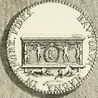 Picture 24 of 45 from Lud. Smids. M.D. Emblemata heroica, of, De medalische sinnebeelden der ses en dertigh graaven van Holland : met konstplaaten vercierd (1712), leaf 94