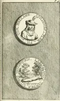 An illustration from Lud. Smids. M.D. Emblemata heroica, of, De medalische sinnebeelden der ses en dertigh graaven van Holland : met konstplaaten vercierd (1712)
