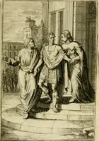 An illustration from Lud. Smids Tooneel van staat der Roomsche keiseren : neevens deeser groot muntekabinet (1694)