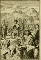 An illustration from Lud. Smids Tooneel van staat der Roomsche keiseren : neevens deeser groot muntekabinet (1694)